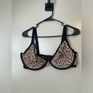CUUP Leopard Print Bra - Black and Tan